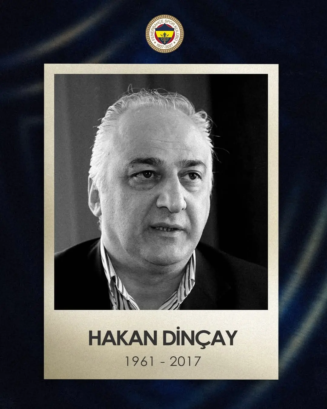 Fenerbahçe Spor Kulübü'nden Hakan Dinçay'a Veda