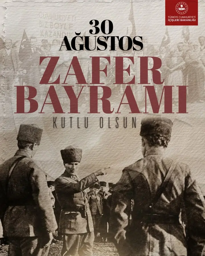 İçişleri Bakanlığı'ndan 30 Ağustos Zafer Bayramı Paylaşımı