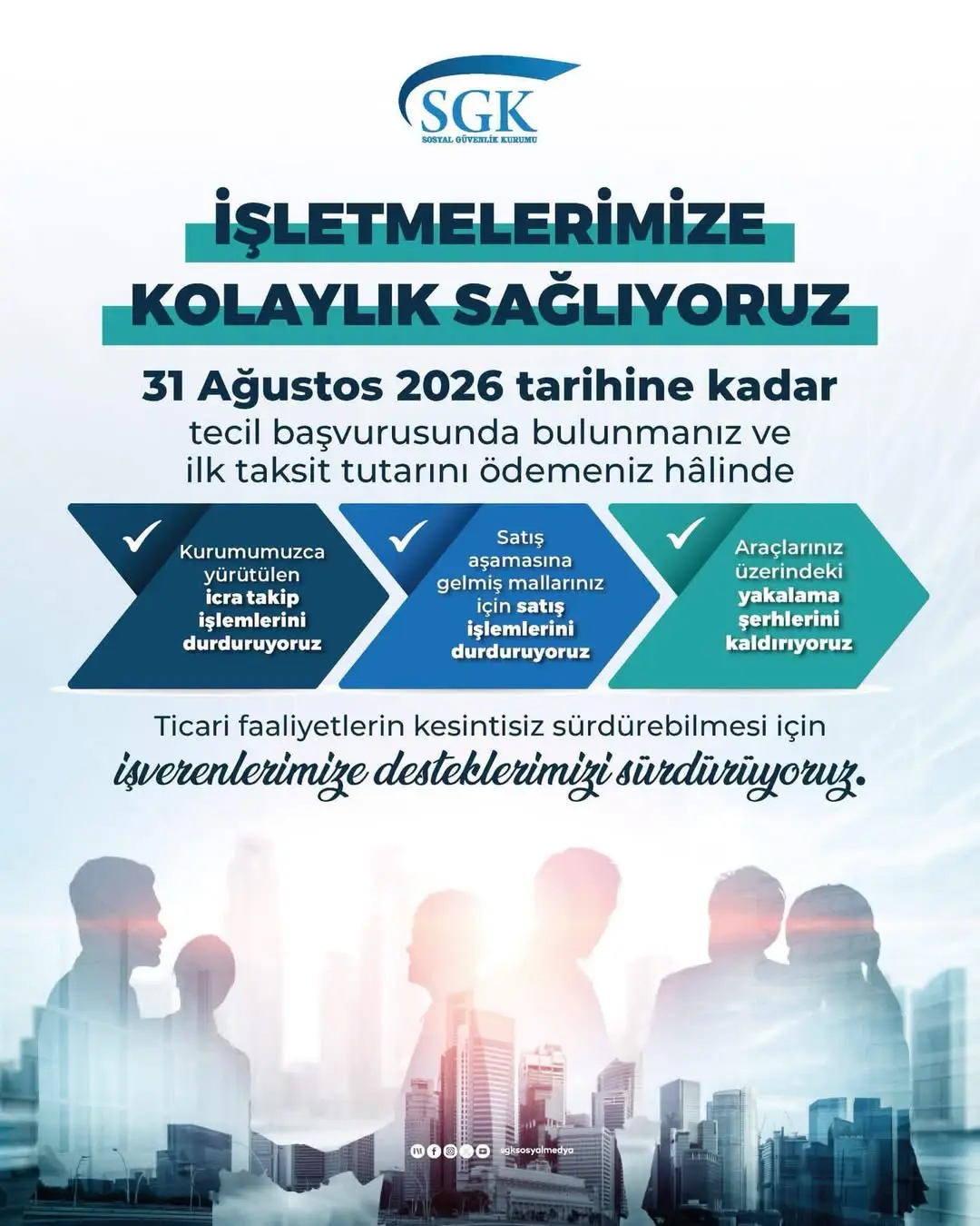 İşverenler Dikkat! 31 Ağustos 2026'ya Kadar Tecil Başvurusu Yapmayı Unutmayın