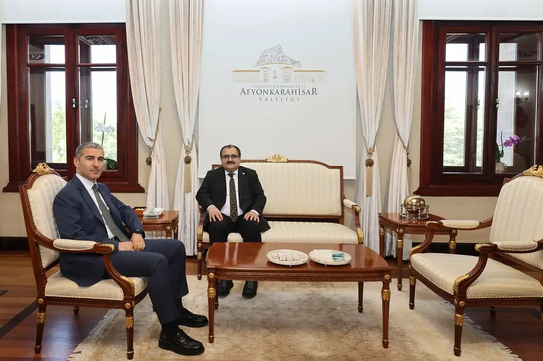 Trabzon Bölge Adliye Mahkemesi Üyeliğine Atanan Başkan Mehmet Keskin Vali Naci Aktaş'ı Ziyaret Etti