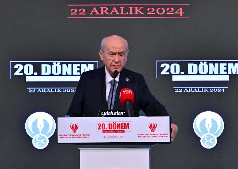 Bahçeli, Siyaset ve Liderlik Okulu Sertifika Törenine Katıldı